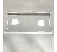 XINGWANGG Estor Enrollable Transparente,Estores Enrollables de Aislamiento Térmico,Impermeable Cortinas de Plastico PVC,para Pérgolas Jardines Ventanas,Personalizable,Ancho x Alto (160cm x 160cm)