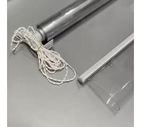 XINGWANGG Persianas Enrollables de PVC Transparente,Estor Enrollable Impermeables para Exterior,Cortina A Prueba de Lluvia,Personalizadas,Ancho x Alto (80cm x 100cm)