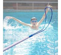 XINGYAOSM Gancho Rescate Piscina 1/3/5 M, Gancho Seguridad Piscina Ajustable Multiuso con Poste, Hecho Aluminio Metálico Cuidadosamente Seleccionado, para Playas(3.2ft/1m Pole+Life Hook)