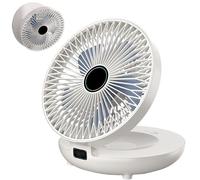 Xinhuju Ventiladores de mesa para dormitorio - Mini ventilador de circulación de aire portátil de doble propósito,Accesorio doméstico plegable para dormitorios, oficinas en el hogar