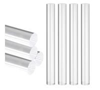 Xinjoduz 4 mini rodillos de arcilla para manualidades, rodillo de acrílico transparente, herramientas de corte de arcilla polimérica para cerámica, arcilla polimérica, moldear, esculpir, arte de uñas,