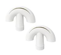 Xinsheinelry Boquilla aireadora de piscina, cabezal de fuente de ABS roscado de 3/4 pulgadas para piscinas de patio, movimiento de agua y configuración de decoración, boquilla de rociado