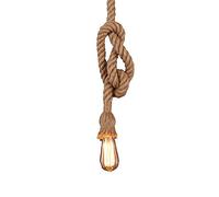 XINYANSEE 3m Creative lámpara, Vintage grueso de cáñamo de cuerda de cabeza colgante de cáñamo de la lámpara de cuerda luces colgantes para el dormitorio Restaurante Cafe Bar Decoración