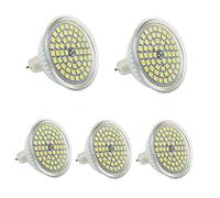 XINYANSEE 5 pieza GU5.3/MR16 LED lámpara, lámpara 3W, equivalente a halógeno de 30W, 320lm, luz Blanco frío, 6000K, AC12V, intensidad not regulable, ángulo de haz de 120 grados