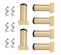 XIOANG Paquete de 6 Elevadores de Marco de Cama de Aluminio Moderno Patas de Muebles Ajustables de Resistencia para Mejor Organización Debajo de la Cama Extensiones de Patas de Cama Fuertes