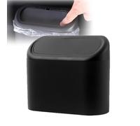 XIUDAM Bote de Basura para Coche Pequeño para BMW Série 4 G22 Coupé pour M4 G82 2020 2021 2022 2023 2024, Papelera Coche con Tapa Portátil Caja de Almacenamiento para Coche Mini Cubo Basura