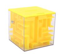 Xiuganpo 3D Maze Puzzle Money Box, Transparent Cash Savings Bank with | Banco interactivo de rompecabezas para adultos y niños, regalo educativo para fiesta de cumpleaños, cubo de almacenamiento