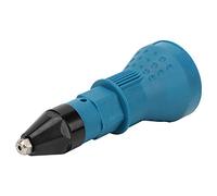Xiuganpo Adaptador de Taladro Remachador, Herramienta Eléctrica Inalámbrica de Alta Resistencia para Uso Doméstico, Fácil Operación, Color Negro, 1 Unidad (BLUE)