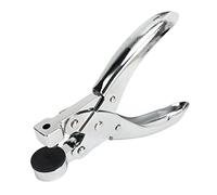 Xiuganpo Alicate Perforador de Aleación de Zinc de 8 Mm, Herramienta Perforadora de Papel de Mano para Oficina en el Hogar, Perforadora Ergonómica de un Orificio para Bolsas de Plástico de Papel,