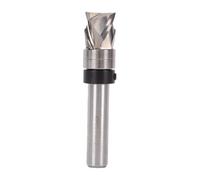 Xiuganpo Broca Enrutadora de Corte a Ras en Espiral de Carburo Vástago de 8 Mm Diámetro de Corte de 12 Mm Longitud de de 1/2 "Cojinete Superior Broca de de Madera CNC para Perfiles y Ranuras