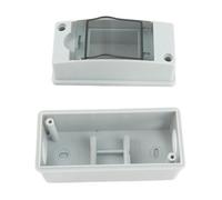 Xiuganpo Caja de Protección de Distribución IP65 con Cubierta Transparente, Caja de Conexiones de PC ABS para Equipos Eléctricos Interiores y Exteriores, Soporte de Pared Impermeable a Prueba de Polvo