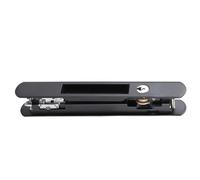 Xiuganpo Cerradura de Puerta Corredera, Cerradura de Puerta Móvil Moderna de Acero Inoxidable para el Hogar, Simple de Doble Cara para y Ventanas de Vidrio Móviles