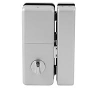 Xiuganpo Cerradura de Puerta de Vidrio Inteligente con Entrada sin Llave con Múltiples Opciones de Desbloqueo para el Hogar y la Oficina Aleación de Aluminio Duradera de 1,97-4,72 Pulgadas