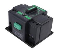 Xiuganpo Conmutador Automático de Transferencia 125A 2P, Automático y | Conmutador con carcasa ignífuga para PC, 2 en 1 salida, para uso residencial e industrial