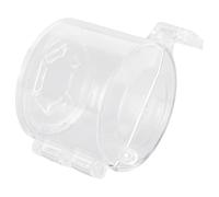 Xiuganpo Cubierta Impermeable para Botón de Parada de Emergencia con Juego de Candado, Ideal para Uso Industrial Químico, Diseño Duradero