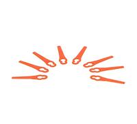 Xiuganpo Cuchillas de Plástico para Cortacésped, 100 Unidades | Accesorios para recortadora en forma de calabaza, con apertura estándar para herramientas de poda de jardín doméstico