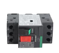 Xiuganpo Disyuntor de Motor 3P 1.6 2.5A AC690V Botón de Operación Conexión de Tornillo Interruptor de Protección de Motor Magnético Térmico para Riel Din