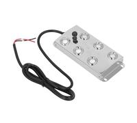 Xiuganpo Generador de Niebla Ultrasónica, 6 Cabezales de Acero Inoxidable con Fuente de Alimentación Impermeable IP67 y Fusibles Individuales, Nebulizador Ultrasónico para Fuente de Estanque, de
