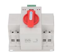 Xiuganpo Interruptor de Transferencia Dual Mini 2P, ATS Automatico Manual | Interruptor de automático con tipo micro rotura CB, para energía de respaldo doméstica, hospital, banco