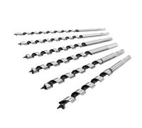Xiuganpo Juego de Brocas de Barrena de Vástago Hexagonal de Acero con Alto Contenido de Carbono para Carpintería para Perforación Rápida en Todo Tipo de Madera, Diseño de Superficie Lisa, 6 Piezas