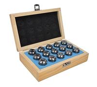 Xiuganpo Juego de Mandril con Resorte ER25, 15 Uds., con Amplio Rango de Sujeción, Mandril de Acero Al Carbono de Alta Precisión para Máquina de Grabado CNC
