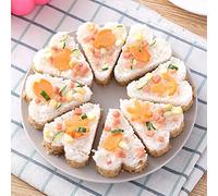 Xiuganpo Kit para Hacer Moldes de Sushi en Forma de Corazón, Prensa de Sushi DIY con Calor PP de Grado Alimenticio 140 ℃ para Pudín, Postre, Herramienta para Hornear, Fabricante de Portátil para