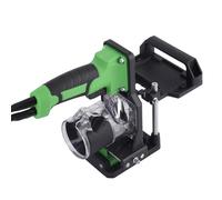 Xiuganpo Localizador de Ranuras para Carpintería de Aleación de Aluminio con Pista Deslizante Bidireccional para Cortes de Precisión, Báscula Guía de Corte Ajustable para Tableros de 10 80 Mm, Se