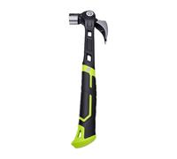 Xiuganpo Martillo de Garra Ajustable con Clavo Magnético, Alto | Mango Antideslizante que Absorbe los Golpes, Martillo de Garra, para Construcción y Marcos de Carpintería, Ajustable, Carbono