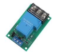 Xiuganpo Módulo de Relé de Alta Potencia 30A con Optoacoplador de para Automatización del Hogar y Control Industrial, Negro, 1 Unidad (12 VCC)