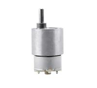 Xiuganpo Motor Eléctrico de Caja de Engranajes de Alta Torsión de 37 Mm DC12V 3,5 RPM con Tamaño Compacto para Equipos Industriales (3,5 RPM)