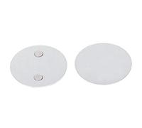 Xiuganpo Placa de Montaje Magnética de 2 Piezas para Detectores de Humo, Agarre Fuerte y Fácil Instalación, Herramienta Esencial para la Seguridad en el Hogar, 7 Cm de Diámetro, Configuración Rápida