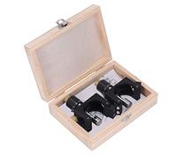 Xiuganpo Plantilla de Ajuste de Cuchillo Cepillador Magnético, 2 Piezas, Herramienta de Ajuste de Calibre de Acero de Alto Carbono para Ensambladora, Kit de de Cuchillas de Precisión Ajustable,