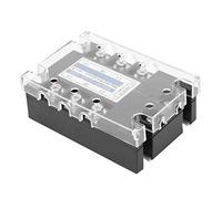 Xiuganpo Relé de Estado Sólido de 480 V, Diseño Duradero, Control de, Trifásico, 200 A, para Uso Industrial Pesado, Plástico de Ingeniería