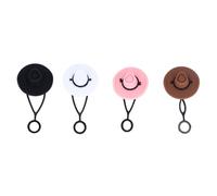 Xiuganpo Tapa de Silicona con Forma de Sombrero, Tapa a Prueba de Fugas para Taza, Cubierta de Pajita Higiénica Reutilizable Flexible para Pajitas de 10 Mm, 4 Unidades, Opción de Regalo Ideal (4PCS)