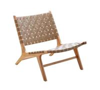 XIUsheUA Silla Plegable de Ratán Sillas Sillón Muebles | Balcón ocio reclinable cuerda tejida Retro solo perezoso madera maciza ratán tejido sofá plegable(Chair C)