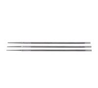 Xixian Juego de 3 Limas Redondas para Cadena de Motosierra, Afilador Acero con Rodamiento 5,5 Mm para Oregon (4,8 mm)