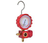 Xixian Juego de Manómetros de Colector Aire Acondicionado con Mirilla para R22/R410A/R134A/R407C