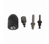 Xixian Taladro sin Llave Chuck 3 Jaw 1/2in Cuadrado a 1/4 Pulgada de Rango de Sujeción de 2-13 Mm, Conexión Firme para Carpintería, Perforación, Plástico y Material de Hierro