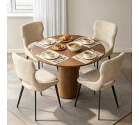 xixiworkshop Silla de oficina en casa, silla de vanidad, silla de acento, silla de comedor, silla de salón, silla tapizada (sólo 4 sillas)