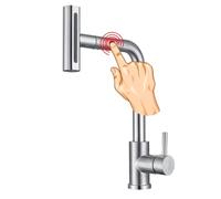 XJTNLB Grifo con Sensor Grifo Fregadero Extensible Cepillado | Mezclador Monomando para Fregadero con Sensor Táctil y Ducha