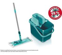 XL Mikroduo Mopp: Mopa de microfibra de 42 cm de ancho, cubo de 12 litros, con dos fundas para el cabezal de limpieza