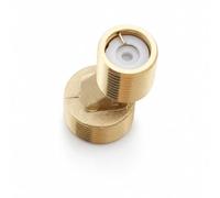 XLWLLNJ Grifo de Latón Conector Excéntrico para Mezclador Adaptador de Ducha Válvula Antirretorno Ajustable para Tubos, Codo De Latón Estándar Con Válvula Antirretorno