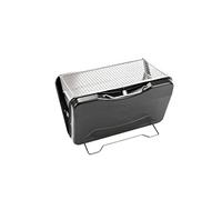 XMING Parrilla de carbón portátil Barbacoa Plegable Camping Estufa de carbón pequeña Estufa de Barbacoa portátil de Acero Inoxidable (Color : Nero)