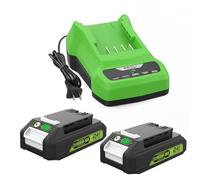 XNJTG 24V 3,5 Ah Batería de Repuesto para Greenworks con 24V Cargador G24C Compatible con Greenworks Baterías G24B2 G24B4