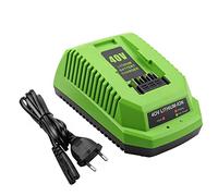 XNJTG Cargador de 40 V para Greenworks G40C | Compatible con Greenworks dispositivos y baterías de la serie de 40 V