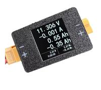 Xnuiasqe Analizador de Corriente de Voltaje CC Bidireccional de 25 A y 0 A 150 V, Comprobador de Carga y Descarga de Cargador RC, Medidor de Vatios