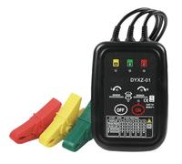 Xnuiasqe Comprobador de Voltaje DYXZ-01/Detector de Secuencia de Fases Sin Contacto, Medidor, Pantalla LED, Comprobador Trifásico.