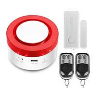 Xnuiasqe Kit de de Alarma de Seguridad para el Hogar Inteligente Tuya, Alarma Antirrobo Inalámbrica WiFi, Sensor de Movimiento para Puertas y Ventanas.