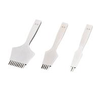 Xnuiasqe Kit de Herramientas de Perforación de Cincel de Acero Pulido Estilo Francés para Trabajar el, 3 mm