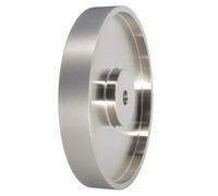 Xnuiasqe Muela Abrasiva CBN, DiáMetro 6X1 Pulgadas de con Eje de 1/2 Pulgada, Muela Abrasiva de Diamante para Afilar Acero de Alta Velocidad, Grano 600